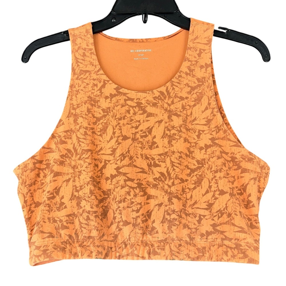 REI‎ Co Op Tank Top Sports Bra Women L Athletic Stretch Performance